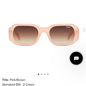 Quay Pink Sunglasses Hyped Up